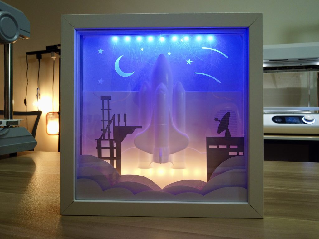 Vacuum Forming Application - Space Exploration Photo Frame