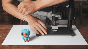 完成 DIY 吊卡泡殼，展示透明與封裝效果 | Finished DIY blister card | 完成した吊り下げブリスター