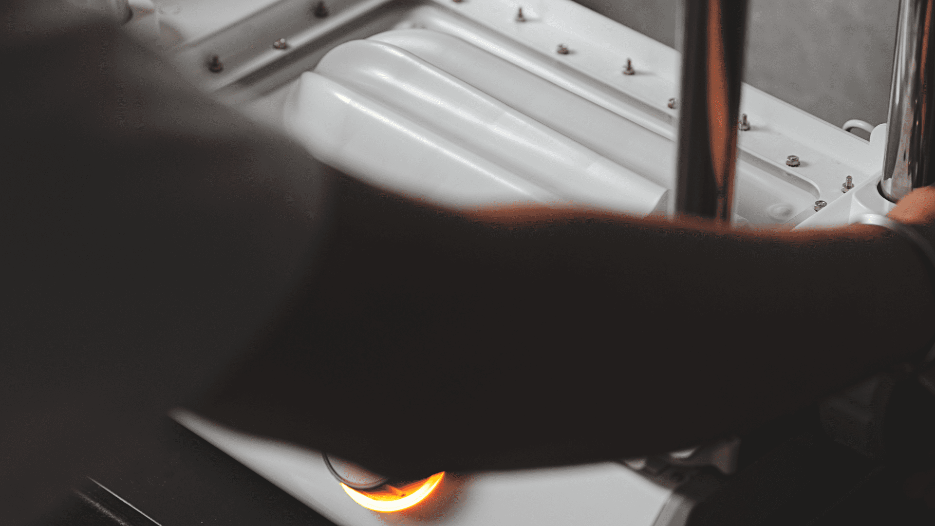 HIPS plastic boat hull formed using FORMART vacuum forming machine