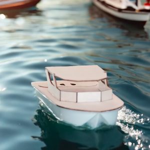 使用真空成型完成小船製作