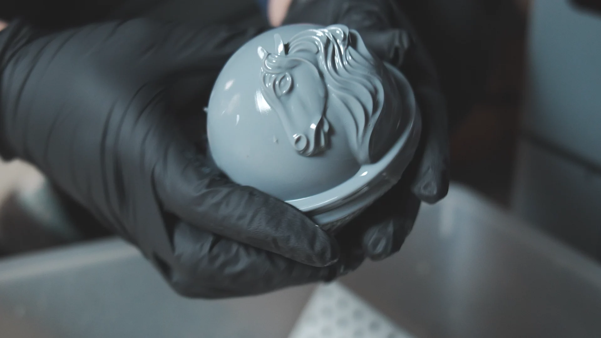 光固化3D列印的馬頭模具